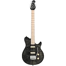 Electric Guitar Sterling By Musicman SUB AXIS FLAME TOP